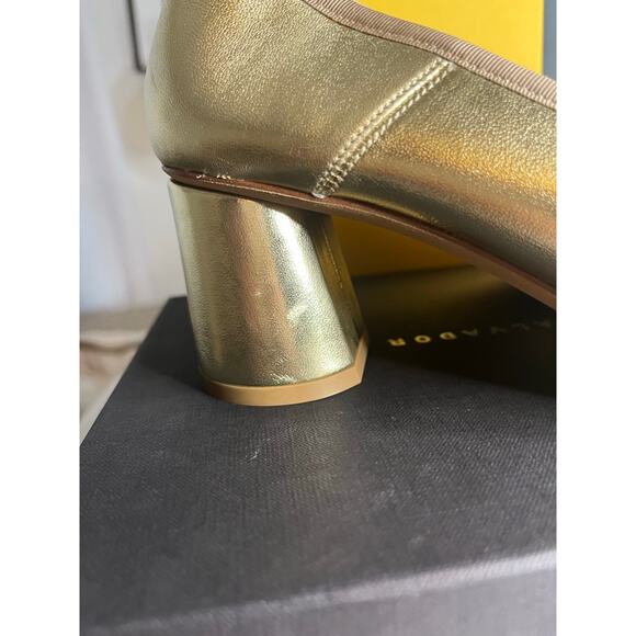 NEW Mansur Gavriel Dream Pump Gold Women's US 10 ($495) - Picture 10 of 10